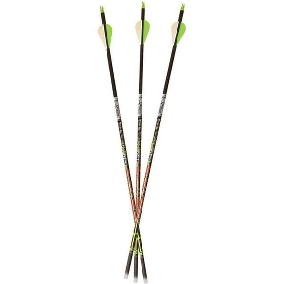 FeraDyne 50888 Carbon Express Archery CX Adrenaline Fletched 350 Arrow (6 Pack)