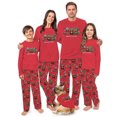 thumbnail image 1 of Feral But Festive Raccoon Matching Family Christmas Pajamas, Plus Sizes, With Pockets, 1 of 7