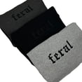 thumbnail image 1 of Feral Embroidered Crewneck Unisex Sweatshirt Casual Clothing Embroidery Long Sleeves, 1 of 2
