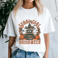 thumbnail image 1 of Feral Girl Funny Raccoon,Halloween Shirt, Spooky Season Tee, Happy Halloween , Ghost Pumpkin Tshirt, Funny Holiday Gift, 1 of 5