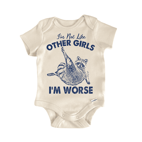 Feral Girl Summer Raccoon Worse - Baby Bodysuit