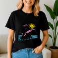 thumbnail image 1 of Feral Girl Summer Shirt, Vacation Family TShirt, Girl Summer Tee,Beach Vacation Shirt, Funny Raccoon Tee, Summer Vibes Shirts, Feral Girl Tshirts,Raccoon Vacation, Meme Raccoon, 1 of 5