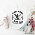 thumbnail image 1 of Feral Moms Social Club Goose T-Shirt, Funny White and Natural Tee for Loud and Proud Moms, 1 of 8