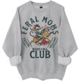 thumbnail image 1 of Feral Moms Social Club Sweatshirt, Feral Moms Social Club Shirt, Feral Mom Gift, Somebody's Feral Wife Sweatshirt, 1 of 6