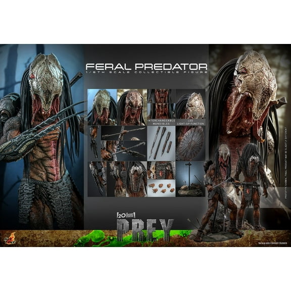 Feral Predator Hot Toys 1/6 Scale #912662 Prey Pre-Sale