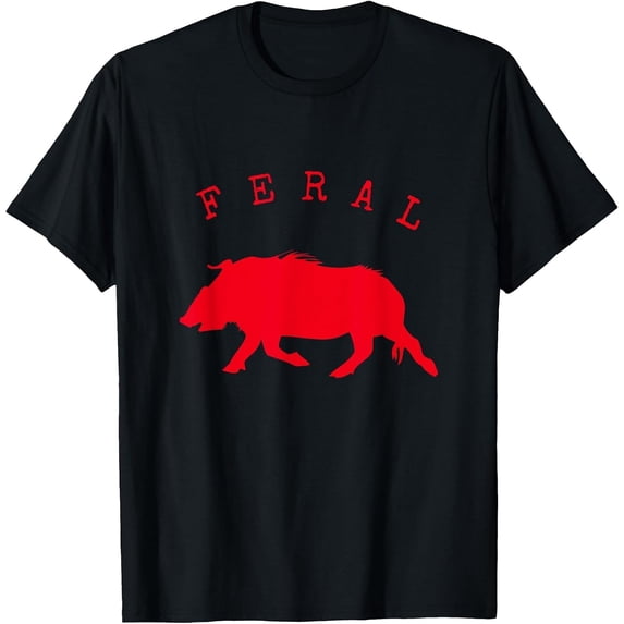 Wild Boars Rome Feral Wild Boar Silhouette Arched Text Graphic T-Shirt - Walmart.com