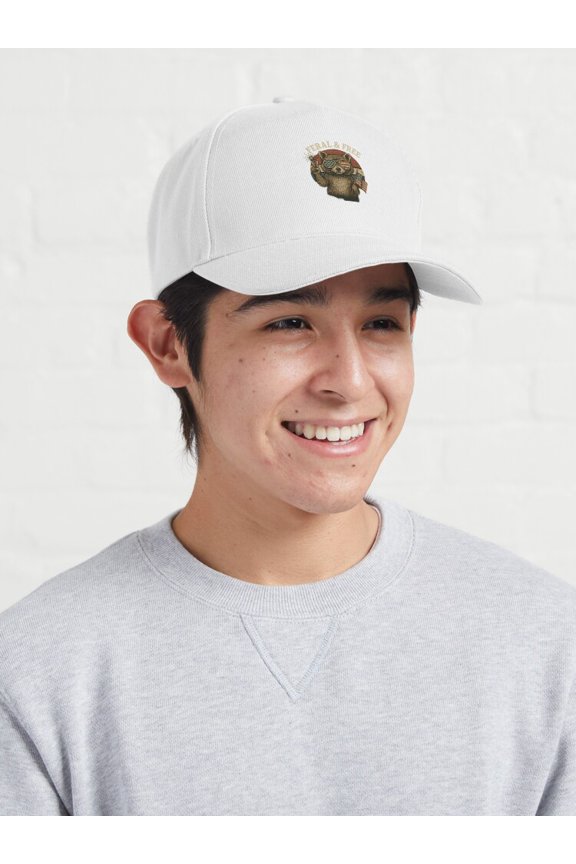 Feral and Free Baseball Hat, Fourth of July USA Celebration Statement Design Cap