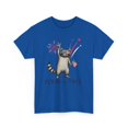 thumbnail image 1 of Feral but Free 4th of July USA Unisex Heavy Cotton Tee-KHJUL4505-Royal-XL, 1 of 3