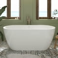 thumbnail image 1 of FerdY Bali 59" Acrylic Freestanding Bathtub in Glossy White. Ferdy-02138-1500-BN, 1 of 8
