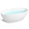 thumbnail image 1 of FerdY Koh Samui 65" Acrylic Freestanding Bathtub in Glossy White. Ferdy-02576-1645-BN, 1 of 9