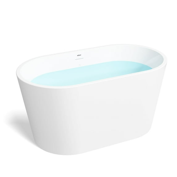 FerdY Shangri-La 47" Classic Oval Shape Acrylic Freestanding Bathtub. Ferdy-02522-1200-BN