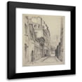 thumbnail image 1 of Ferdinand Boberg 20x24 Black Modern Framed Museum Art Print Titled - Rue Saint-Julien-Le-Pauvre (1926), 1 of 5