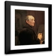 thumbnail image 1 of Ferdinand Georg Waldmüller 15x18 Black Modern Framed Museum Art Print Titled - Self -Portrait in Front of the Easel (1848), 1 of 5