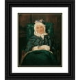 thumbnail image 1 of Ferdinand Georg Waldmüller 15x18 Black Ornate Wood Framed Double Matted Museum Art Print Titled - Aloisia Eltz Im Lehnstuhl (1834), 1 of 5