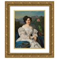 thumbnail image 1 of Ferdinand Georg Waldmüller 20x24 Gold Ornate Framed and Double Matted Museum Art Print Titled - Countess Szechenyi (1828), 1 of 4