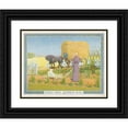 thumbnail image 1 of Ferdinand Hart Nibbrig 24x20 Black Ornate Framed Double Matted Museum Art Print Titled: Woman with Child in Kar (1876), 1 of 5