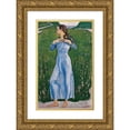 thumbnail image 1 of Ferdinand Hodler 11x14 Gold Ornate Wood Frame and Double Matted Museum Art Print Titled - Mountain (1900), 1 of 4