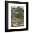 thumbnail image 1 of Ferdinand Hodler 12x18 Black Modern Framed Museum Art Print Titled - Waterfall in the Savoy Region, 1 of 5