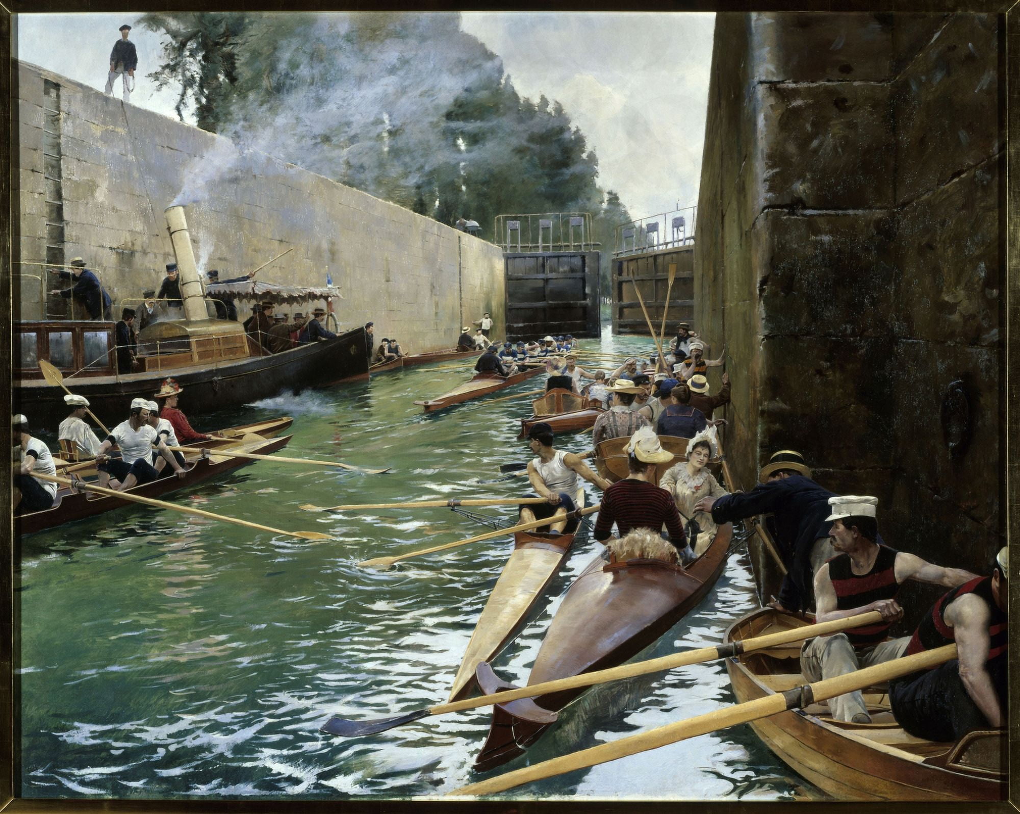 Ferdinand Joseph Gueldry (1858-1945) French School Canvas Art - (36 x 24)