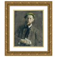 thumbnail image 1 of Ferdinand Matthias Zerlacher 20x24 Gold Ornate Framed and Double Matted Museum Art Print Titled - Self -Portrait (1906), 1 of 4
