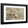 thumbnail image 1 of Ferdinand Weckbrodt 24x18 Black Modern Framed Museum Art Print Titled - In the Sausage Praterer in Vienna, 1 of 5
