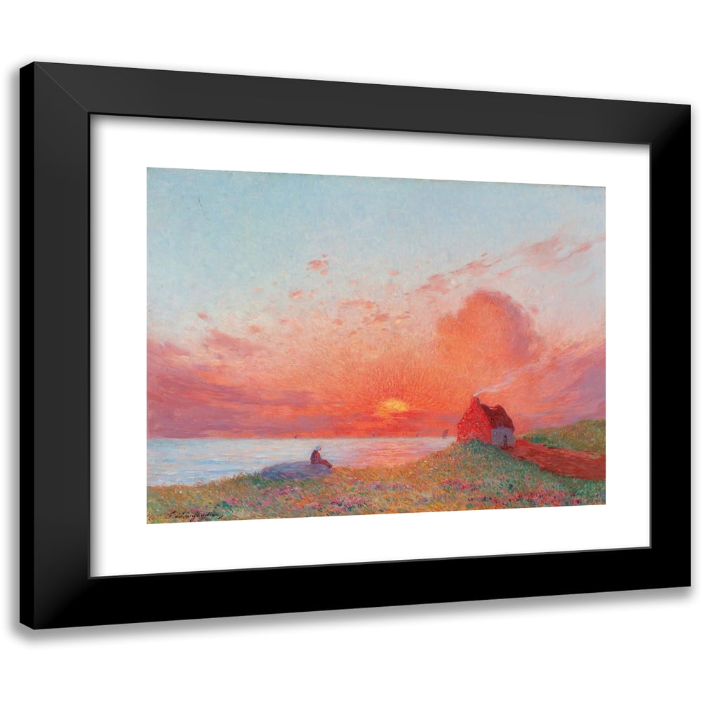 Ferdinand du Puigaudeau 18x15 Black Modern Framed Museum Art Print
