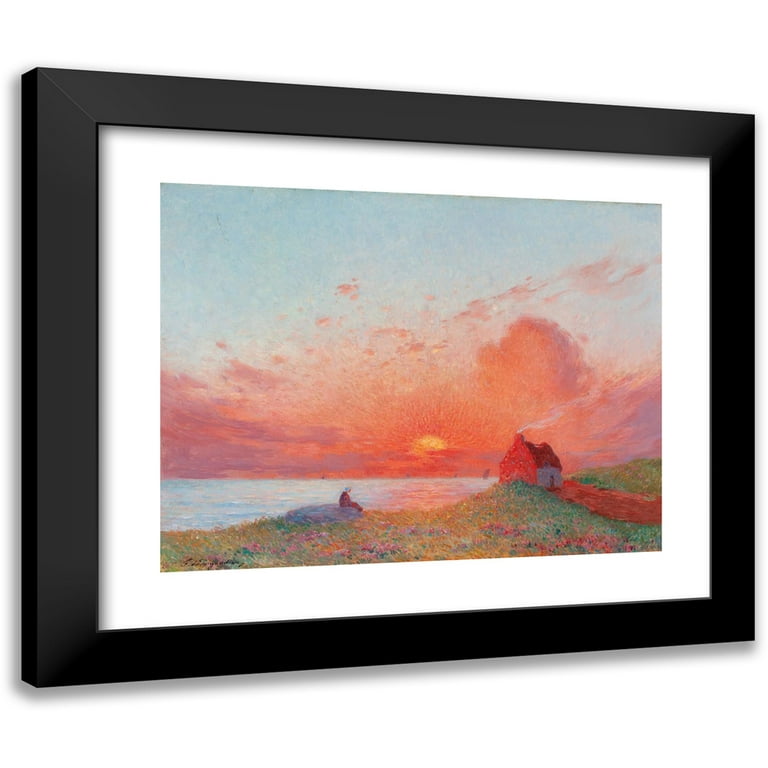 Ferdinand du Puigaudeau 18x15 Black Modern Framed Museum Art Print