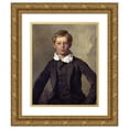 thumbnail image 1 of Ferdinand von Rayski 20x24 Gold Ornate Framed and Double Matted Museum Art Print Titled - Portrait of Count Haubold Von Einsiedel (1855), 1 of 4