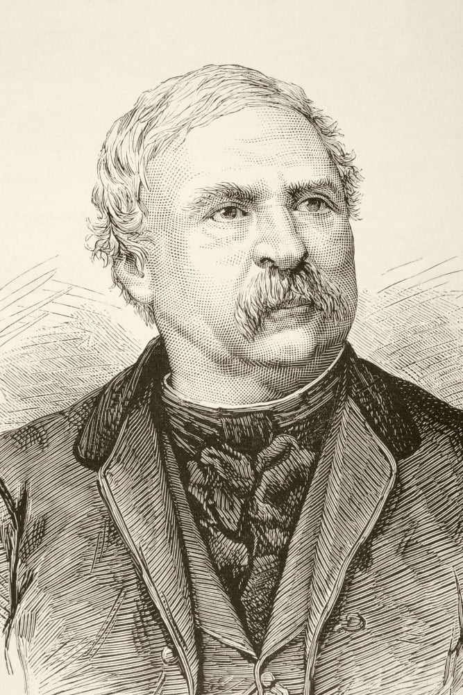 Ferenc Dek 1803 To 1876 Hungarian Statesman From A 19Th Century Illustration Canvas Art - Ken Welsh Design Pics (11 x 17)