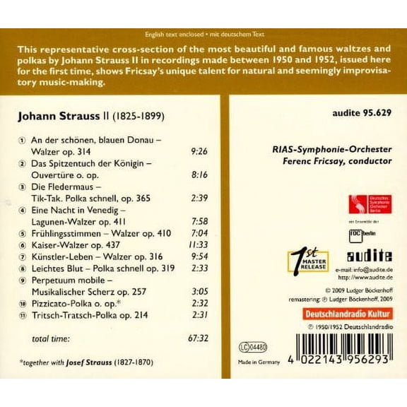 Ferenc Fricsay - Edition Ferenc Fricsay 12 - Music & Performance - CD
