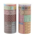 thumbnail image 1 of Ferencaa 10 Rolls Calendar Washi Tape Set Day Week Month Masking Tapes Monthly Scrapbook Tape DIY Planner Writable Paper Tapes for DIY Scrapbook Crafts Decors (Random Style), 1 of 10