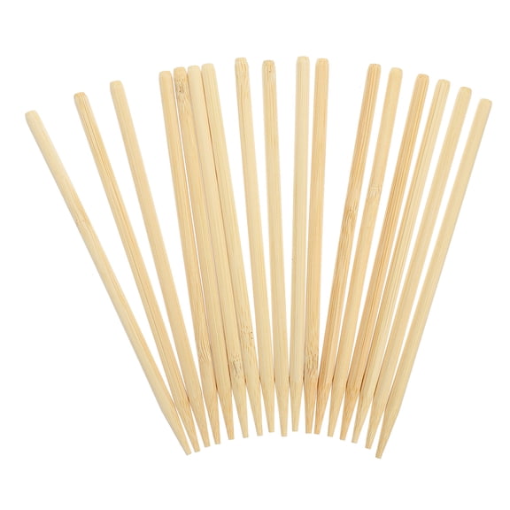 Ferencaa 100pcs Professional Scratch Painting Wooden Pens Children Scratch Pens (Light Brown)