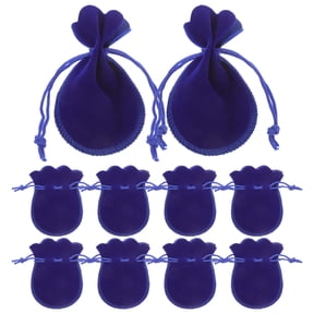 10 Soft Velvet Dark Red Small - Big Jewelry Drawstring Gift Pouches in ...
