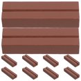 thumbnail image 1 of Wooden Card Holder for Holding Notes Photos and More 10pcs Brown Wood Stand, 1 of 11