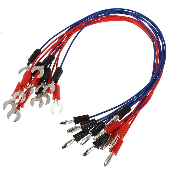 Ferencaa 12 Pcs Interconnect Circuit Wire Physics Laboratory Electricity Connection Wire