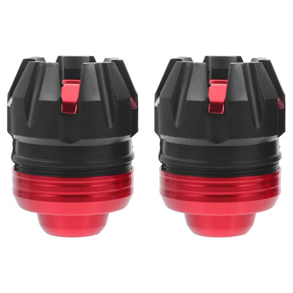 Ferencaa 2pcs Motorcycle Frame Slider Collision Falling Protector Wheel Crash Protector