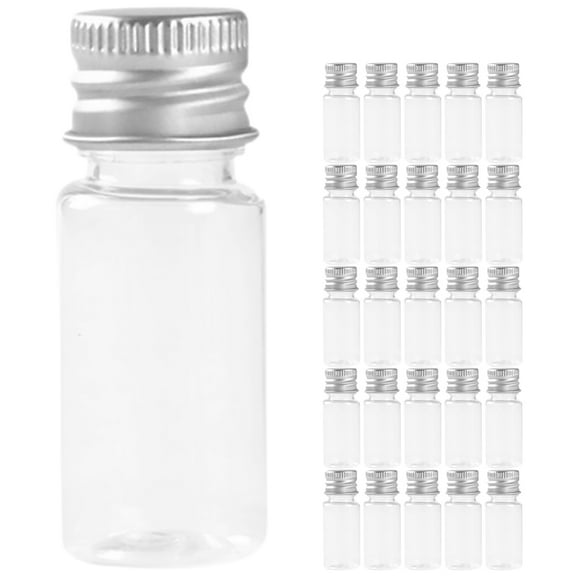 KALLORY Storage Tubes Transparent For Powder Storage 36Pcs 2.2X5.6In