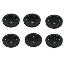 Ferencaa 6pcs Garbage Disposal Guard Sink Baffle Disposal Replacement Waste Food Disposer Accessories (Black)