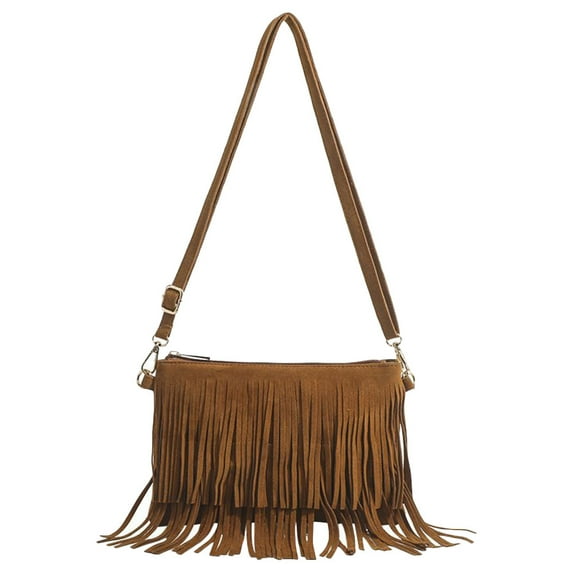 Ferencaa Fringe Purse Fringe Shoulder Bag Vintage Tassel Crossbody Bag Women Crossbody Bag
