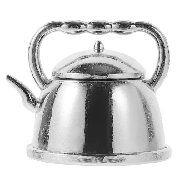 Ferencaa Mini Tea Kettle Mini Metal Teapot Home Office Tea Kettle Ornament Decorative Mini Teapot