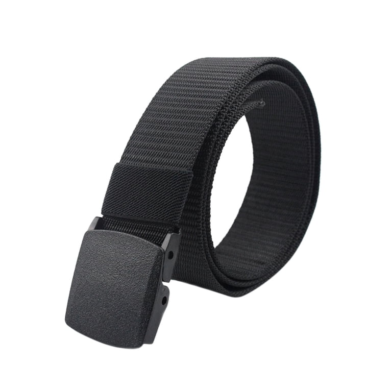Ferencaa Nylon Belt Waist Belt Plastic Buckle Casual Style Waist