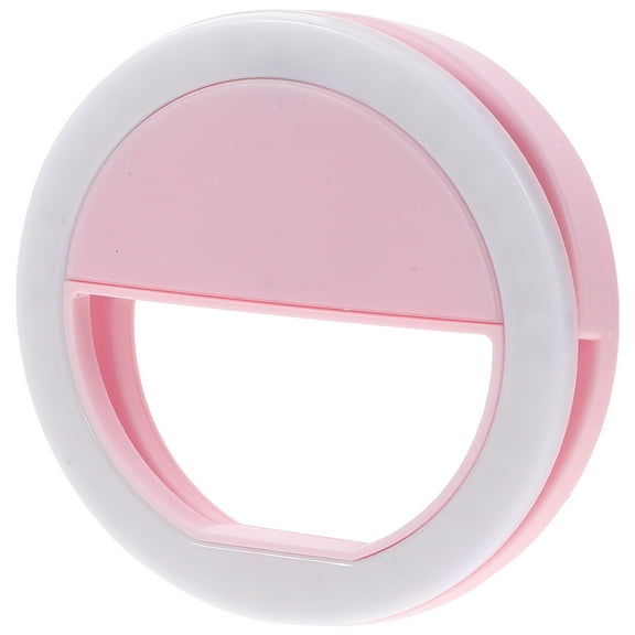 KALLORY Portable Clip On Ring Light Plastic 1Pcs 3.3x3.3in