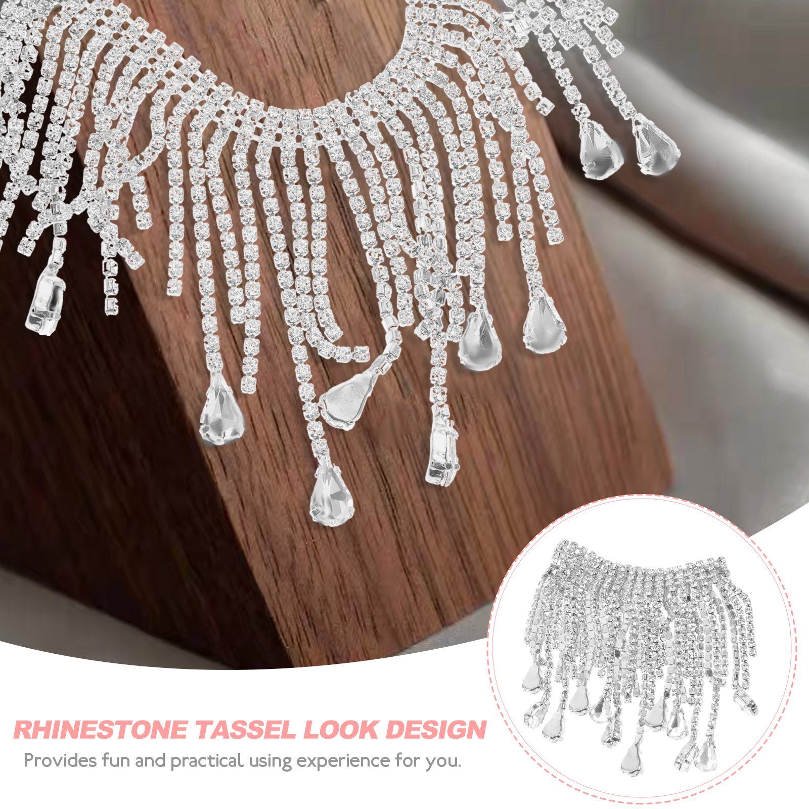 Multicolor Rhimestone Fringe Ferencaa Rhinestone Fringe Trim Rhinestone Tassel Fringe Rhinestone ...