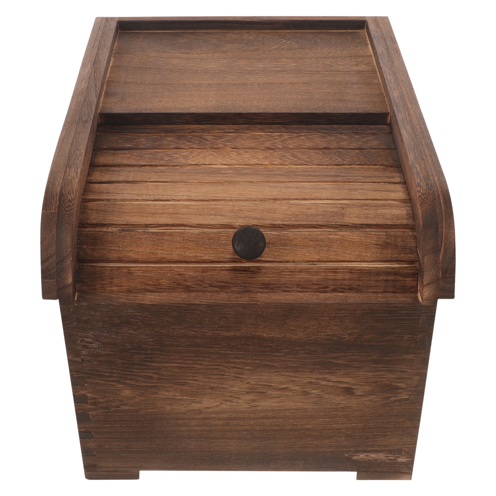 Ferencaa Rice Storage Container Wooden Rice Box Multipurpose Food ...