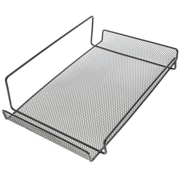 KALLORY Holder Wall Mount Iron Black 1Pcs 11.8x7.5x2.8in