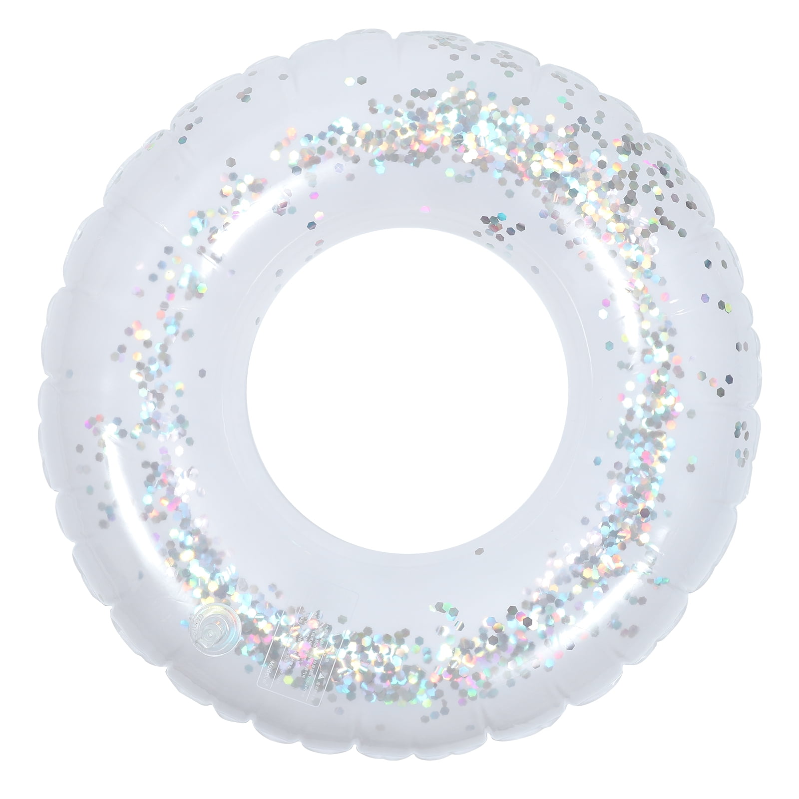 Masteelf Transparent Floating Sequins Safe Inflatable Pool Ring for ...