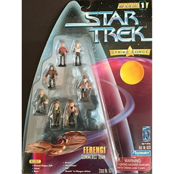 Ferengi Commerce Team Strike Force Figure Set - Star Trek Warp Factor Series ...