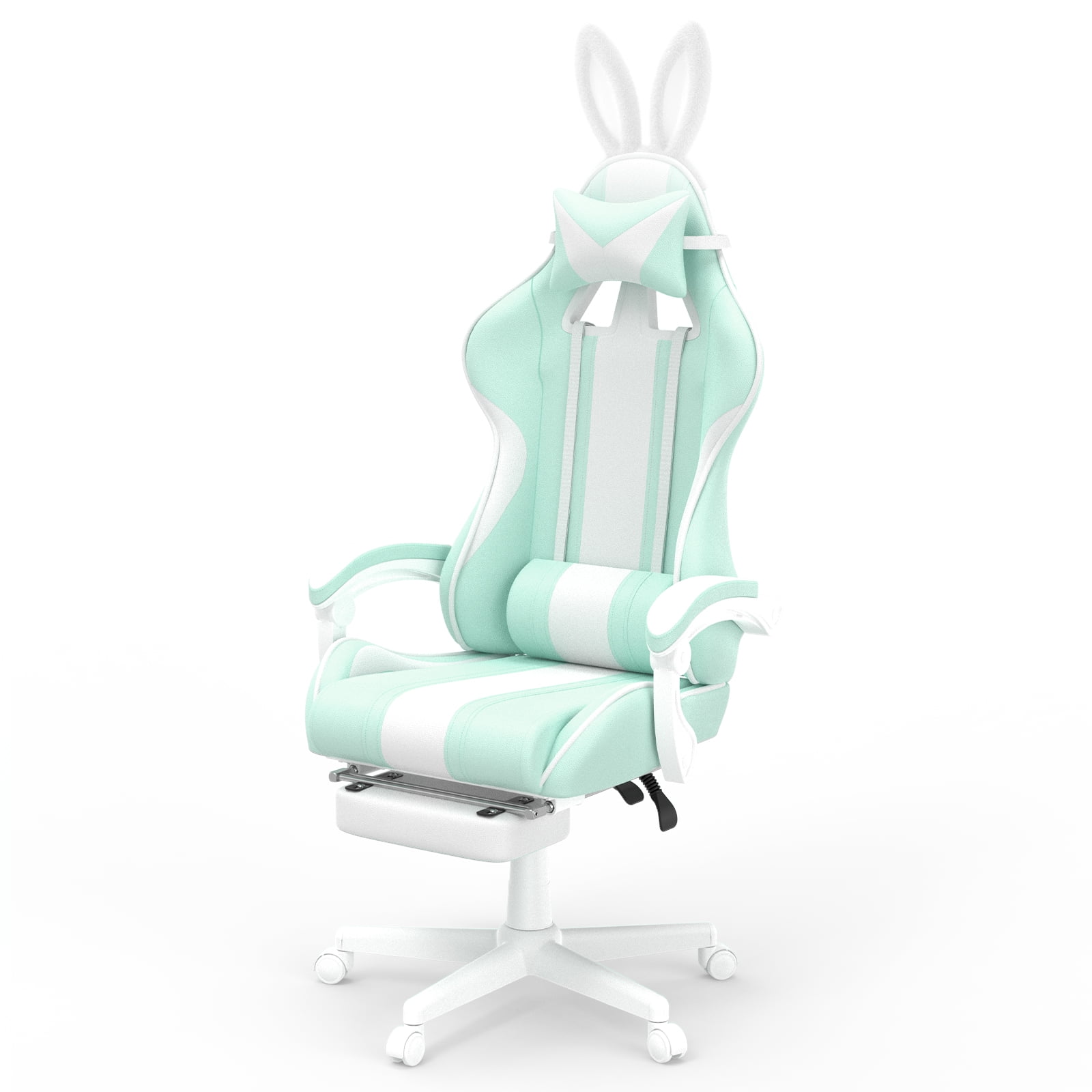 NUOBESTY Office Game Chair for Adults Lumbar Pillow for Couch Plush Desk  Chair Lumbar Support Cushion Bunny Stuffed Animal Back Support Chair Lumbar