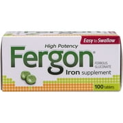 Fergon high potency iron supplement tablets