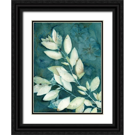 Ferguson, Kathy 25x32 Black Ornate Wood Framed with Double Matting Museum Art Print Titled - Shower of Gold VI
